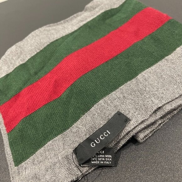 Guvci Wool Scarf Sherry Line Design (C90159) - Picture 1 of 5